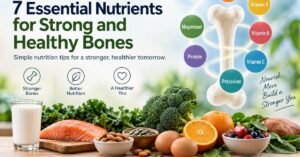 7 Essential nutrients for strong and healthy bones